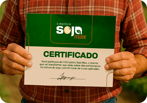 Certificado do Simpósio Soja Max
